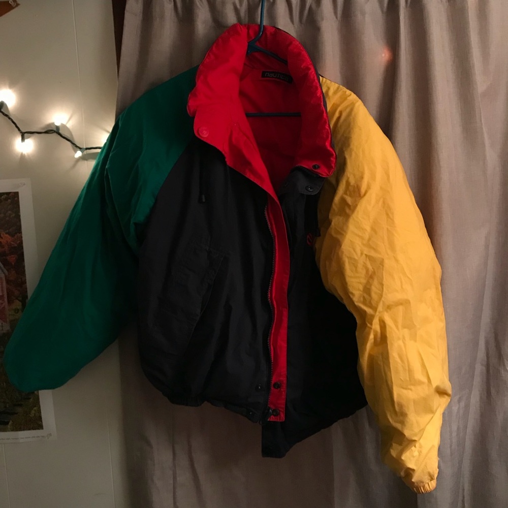 Reversible goose down nautica jacket
